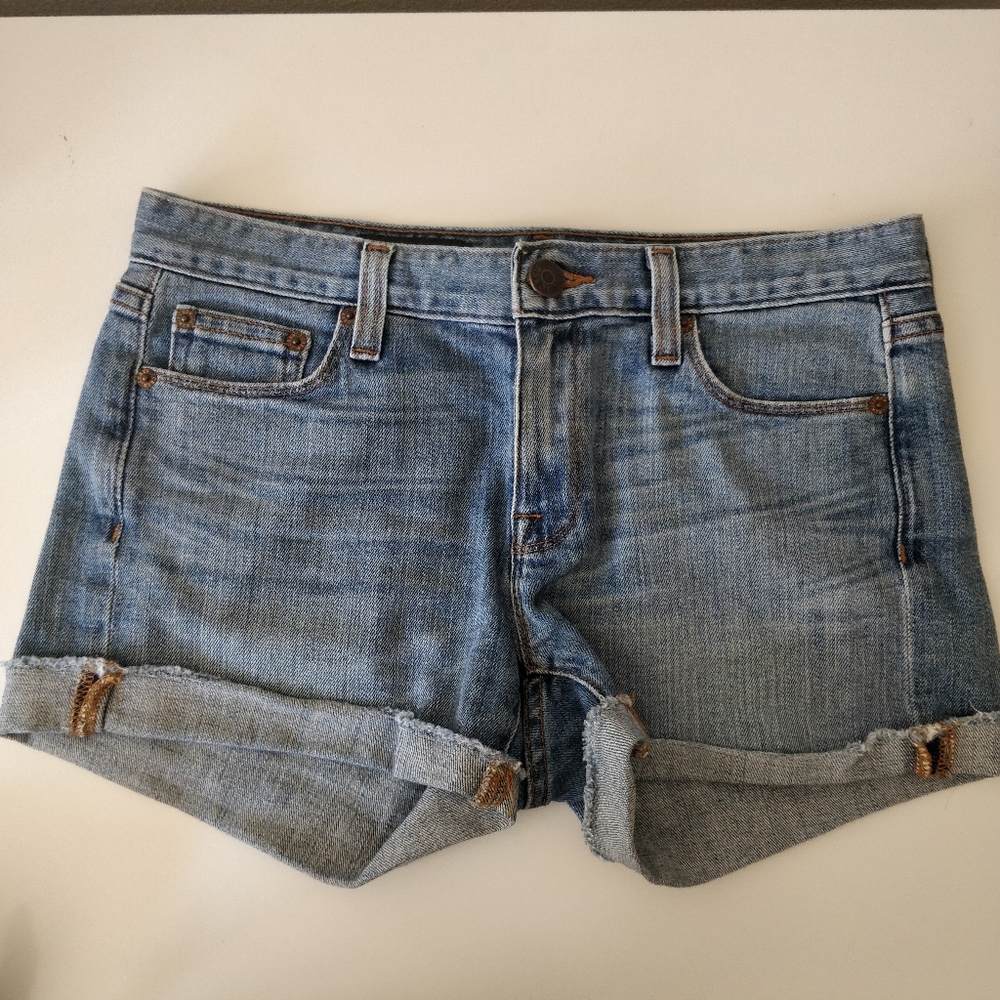 MID RISE JEAN SHORTS